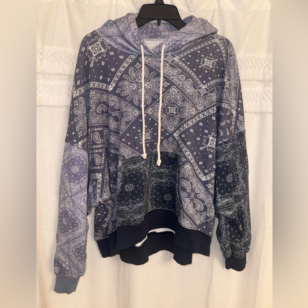American Eagle Paisley Print Hoodie